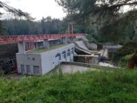 Linnamäe hüdroelektrijaam Jägala jõel Jõelähtme vallas Harjumaal 2023. aasta suvel