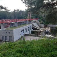 Linnamäe hüdroelektrijaam Jägala jõel Jõelähtme vallas Harjumaal 2023. aasta suvel
