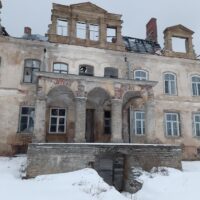 Malla mõisa varemed Lääne-Virumaal Viru-Nigula vallas Kunda lähedal 2023. aasta detsembris