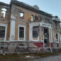 Harjumaa Muraste endise mõisa varemed 2024. aasta kevadel